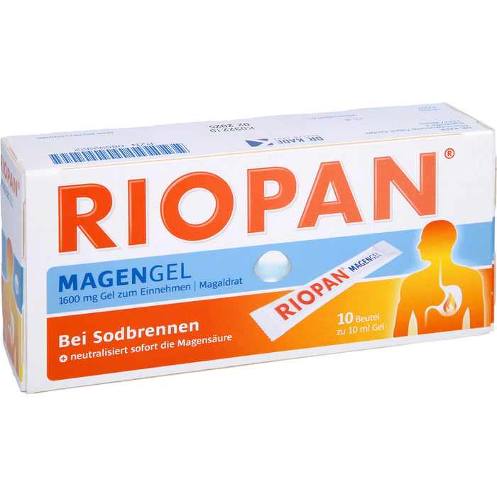 RIOPAN bei Sodbrennen Magengel, 10 St. Beutel