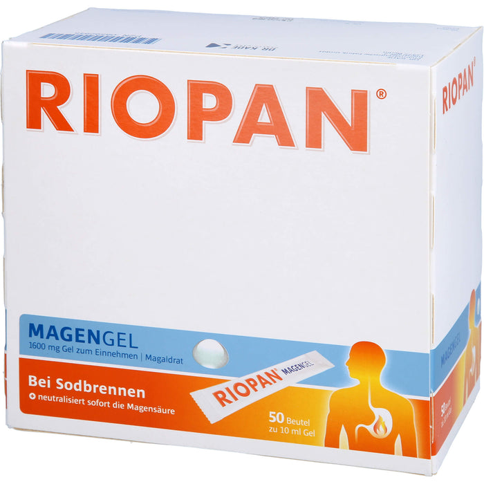 RIOPAN bei Sodbrennen Magengel, 50 pcs. Sachets