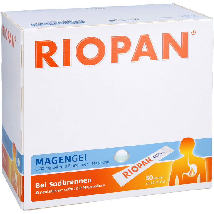 RIOPAN bei Sodbrennen Magengel, 50 pcs. Sachets