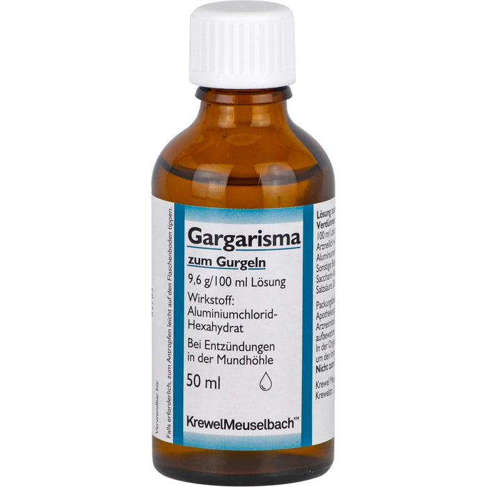 Gargarisma zum Gurgeln, 9,6 g/100 ml Lösung, 50 ml Lösung