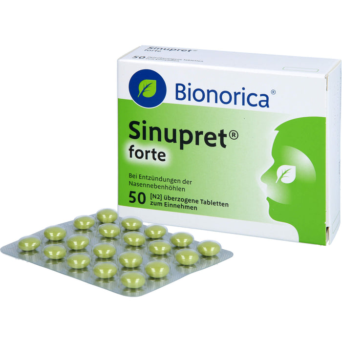 Sinupret forte überzogene Tabletten, 50 pc Tablettes