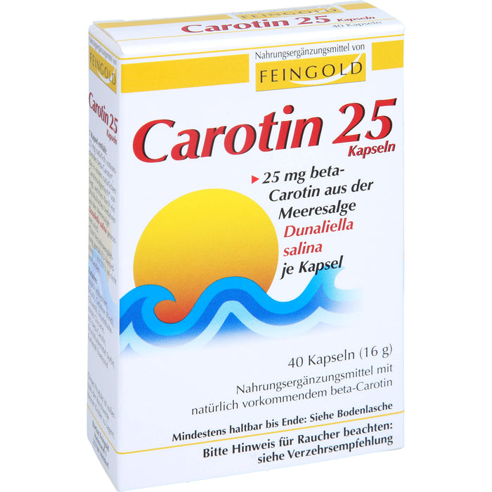 CAROTIN 25 Feingold, 40 St KAP