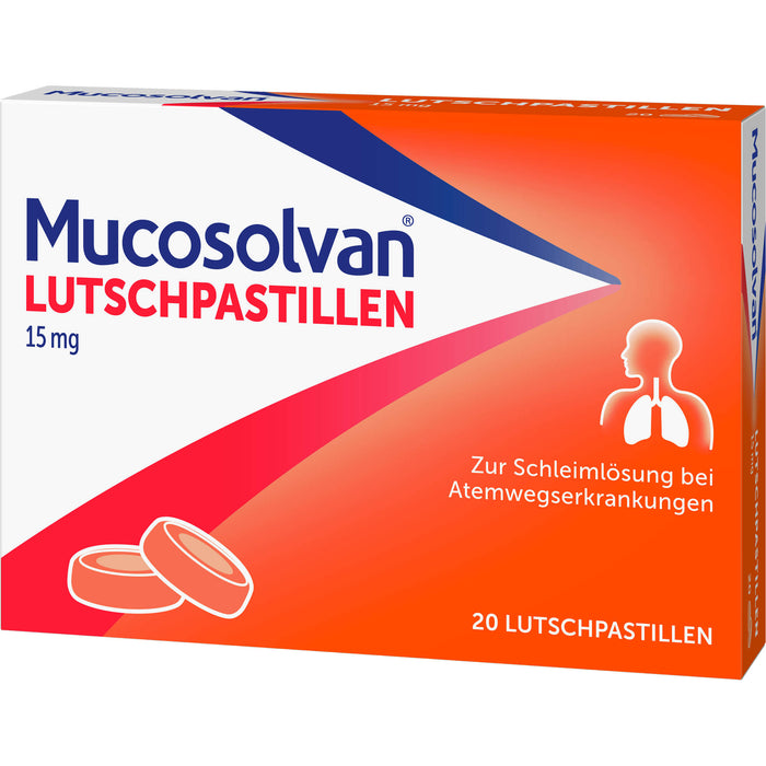 Mucosolvan 15 mg Lutschpastillen, 20 pc Tablettes