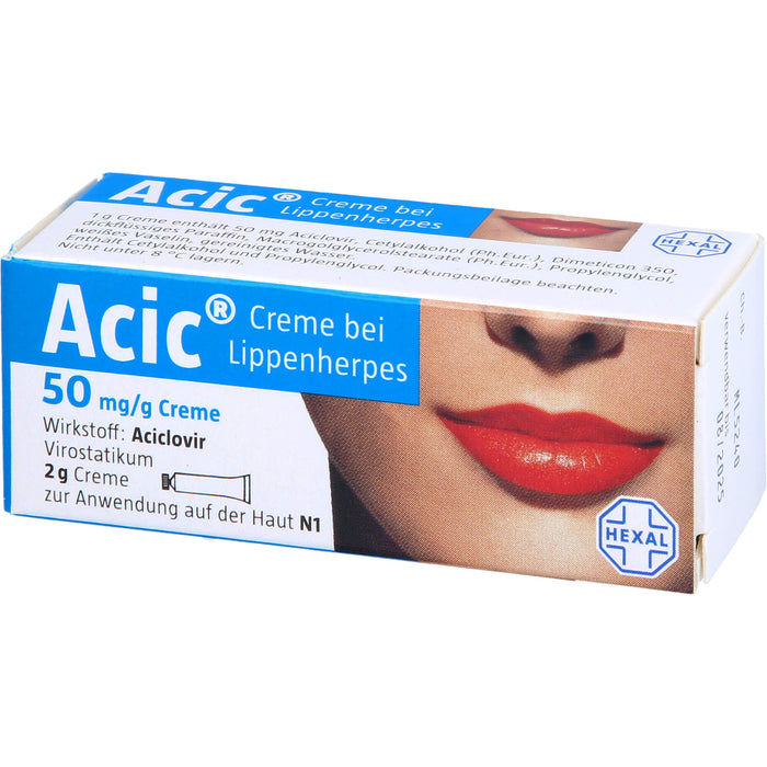 Acic Creme bei Lippenherpes, 2 g Cream