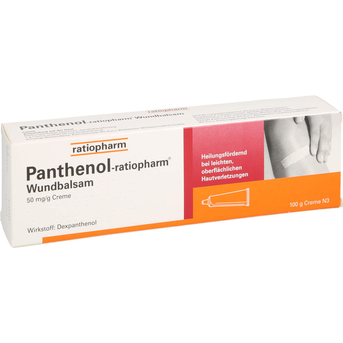 Panthenol-ratiopharm Wundbalsam heilungsfördernde Creme, 100 g Crème