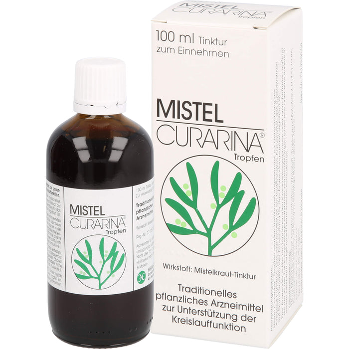 Mistel Curarina Tropfen zur Unterstützung der Kreislauf-Funktion, 100 ml Lösung