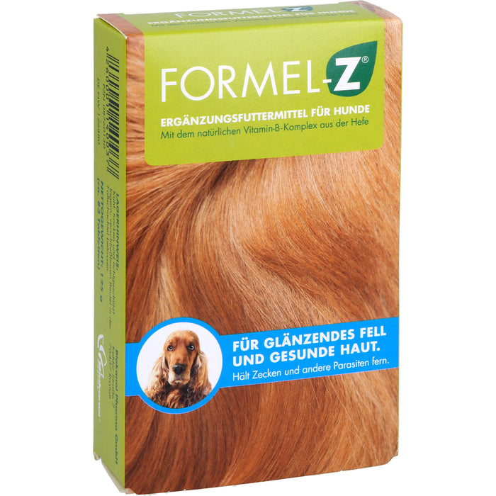 Biokanal Pharma Formel-Z Ergänzungsfuttermittel für Hunde, 125 g Tablettes