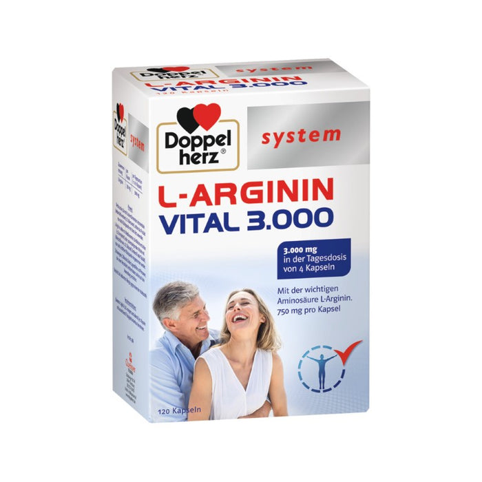 Doppelherz system L-ARGININ VITAL 3.000, 120 pc Capsules