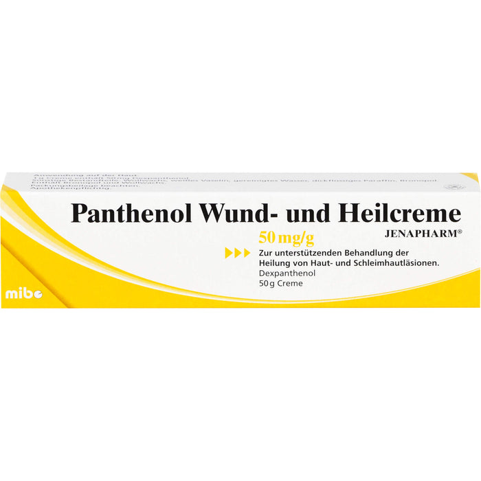 Panthenol Wund- und Heilcreme Jenapharm 50 mg/g, 50 g Cream