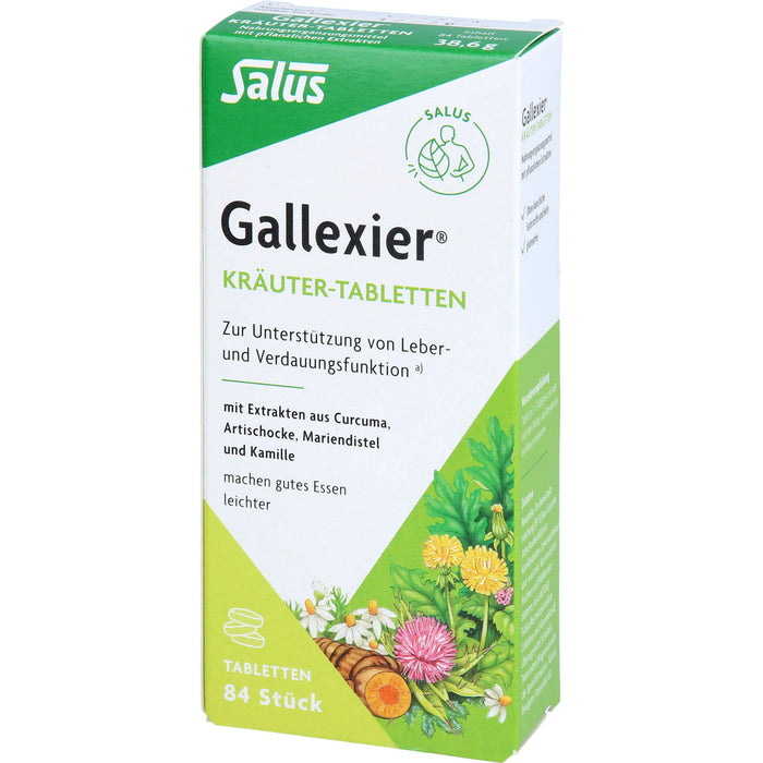 Gallexier Kräuter-Tabletten, 84 St. Tabletten