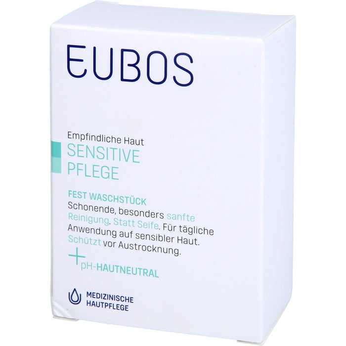 EUBOS Sensitive Pflege Fest Waschstück, 1 pc pain de savon