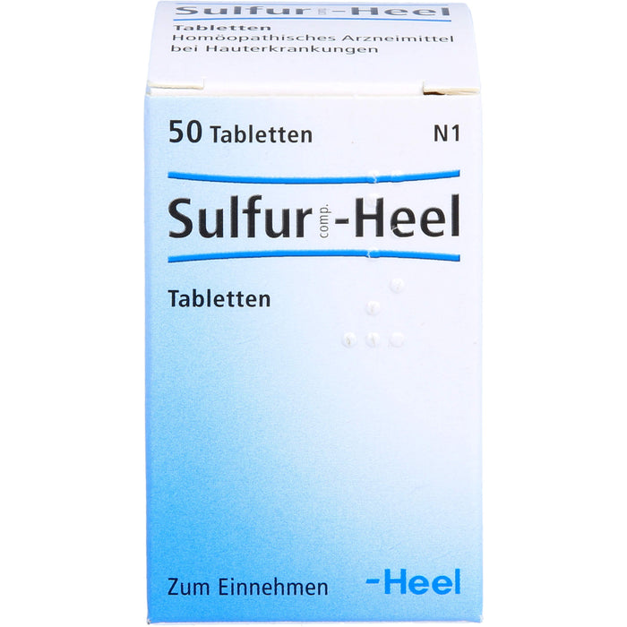 Sulfur comp.-Heel Tbl., 50 St TAB