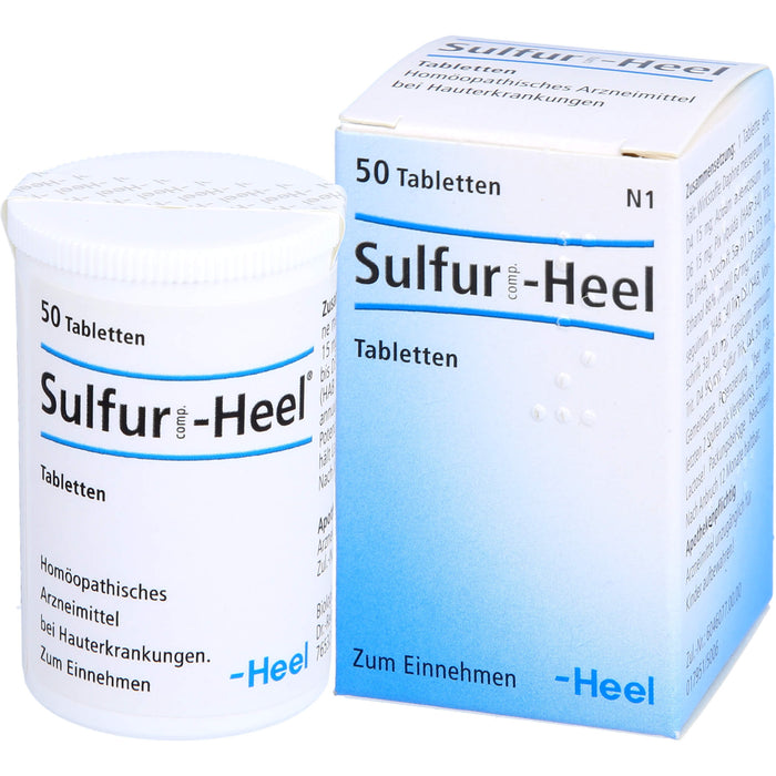 Sulfur comp.-Heel Tabletten bei Hauterkrankungen, 50 St. Tabletten