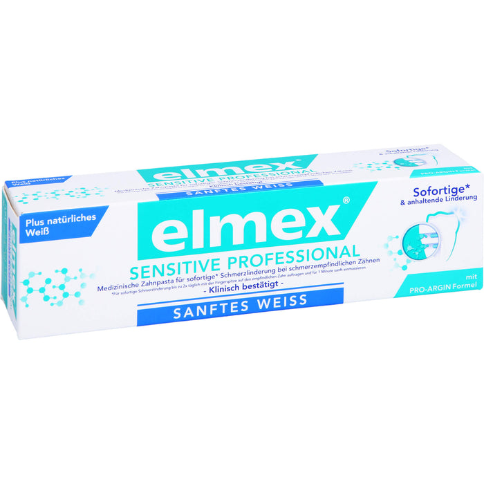 elmex SENSITIVE PROFESSIONAL plus Sanft. Zahnweiss, 75 ml Toothpaste