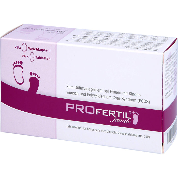 PROfertil female Tabletten und Kapseln Kombipackung 1 Monat bei Kinderwunsch, 1 pc Paquet combiné