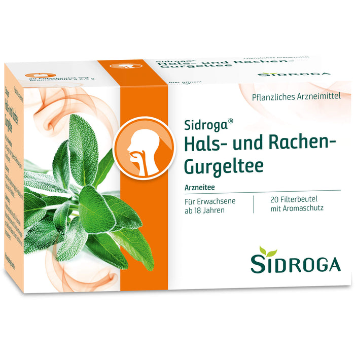 Sidroga Hals-und Rachen-Gurgeltee, 20 pcs. Filter bag