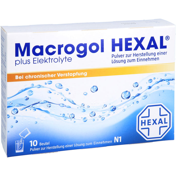 Macrogol HEXAL plus Elektrolyte, 10 pcs. Sachets