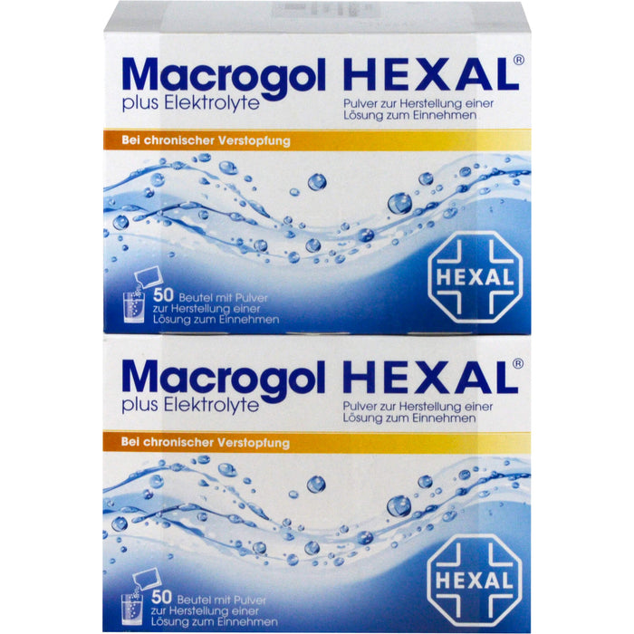 Macrogol HEXAL plus Elektrolyte, 100 pcs. Sachets