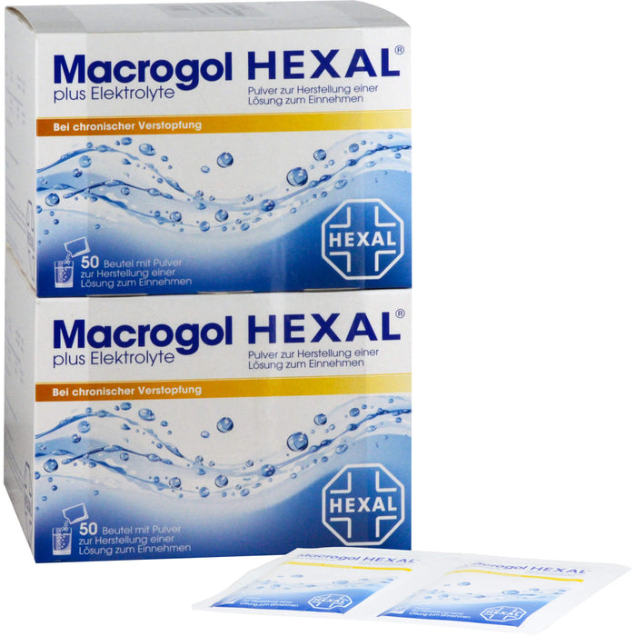 Macrogol HEXAL plus Elektrolyte, 100 pcs. Sachets