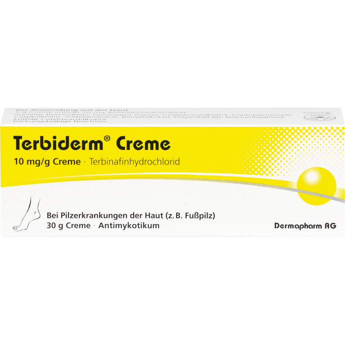 Terbiderm Creme bei Pilzinfektionen der Haut, 30 g Crème