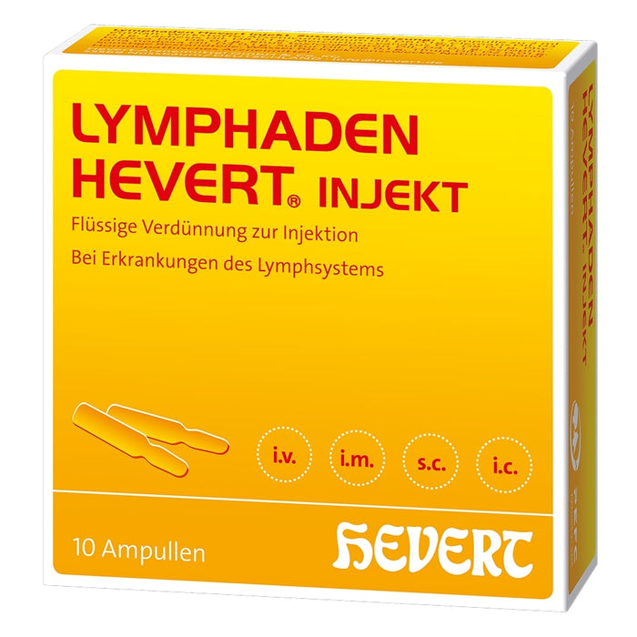 Lymphaden Hevert Injekt Ampullen, 10 pc Ampoules