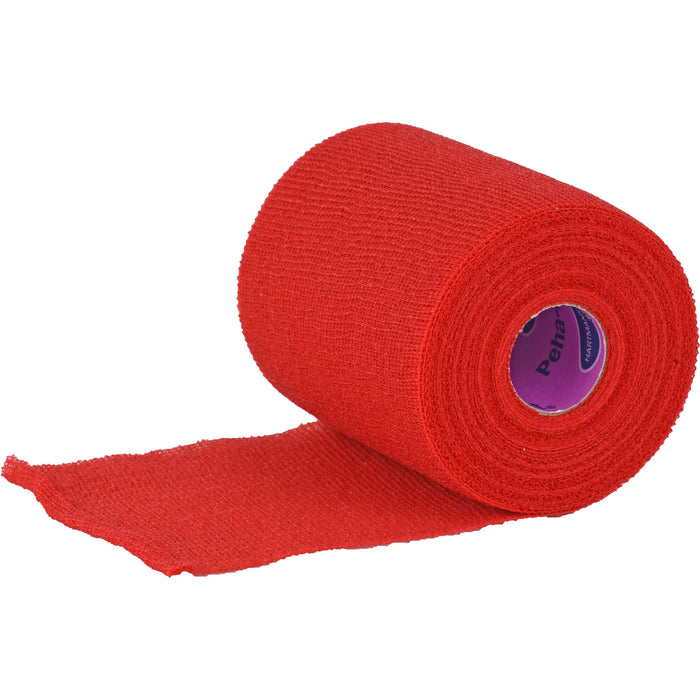 HARTMANN Peha-haft Color Fixierbinde latexfrei 10 cm x 20 m rot, 1 St. Binde