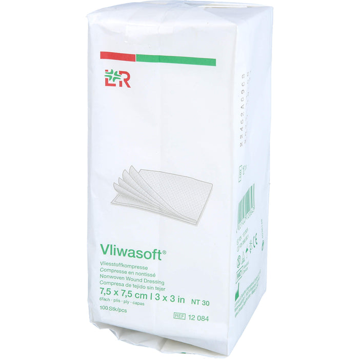 Vliwasoft Vliesstoffkompresse 7,5x7,5cm, 100 pcs. Compresses