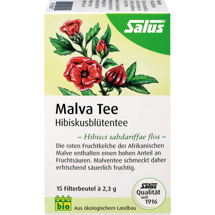 Salus Malva Tee Hibiskusblütentee, 15 pc Sac filtrant