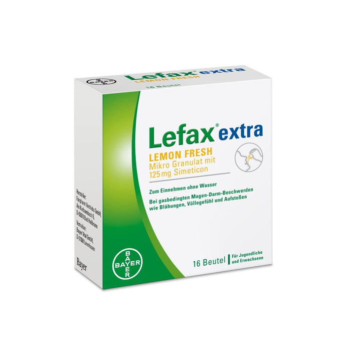 Lefax extra Lemon Fresh, 16 pc Sachets