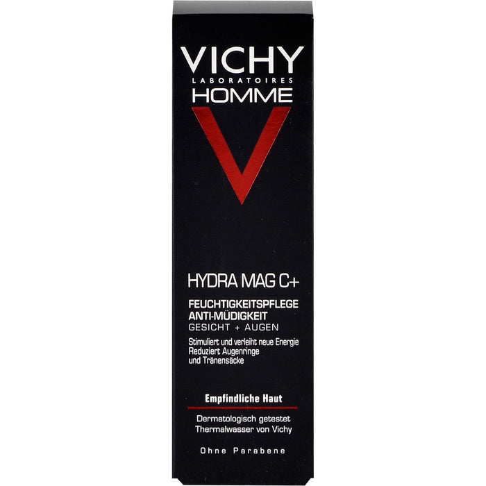 VICHY Homme Hydra Mag C+ Anti-Müdigkeit Feuchtigkeitspflege, 50 ml Crème