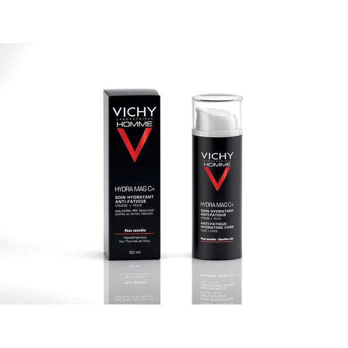 VICHY Homme Hydra Mag C+ Anti-Müdigkeit Feuchtigkeitspflege, 50 ml Crème