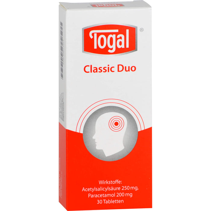 Togal Classic Duo Tabletten, 30 pc Tablettes