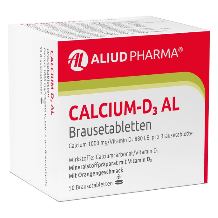 Calcium-D3 AL Brausetabletten, 50 pc Tablettes