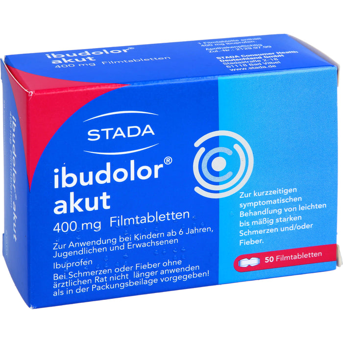 ibudolor akut 400 mg Filmtabletten, 50 pcs. Tablets