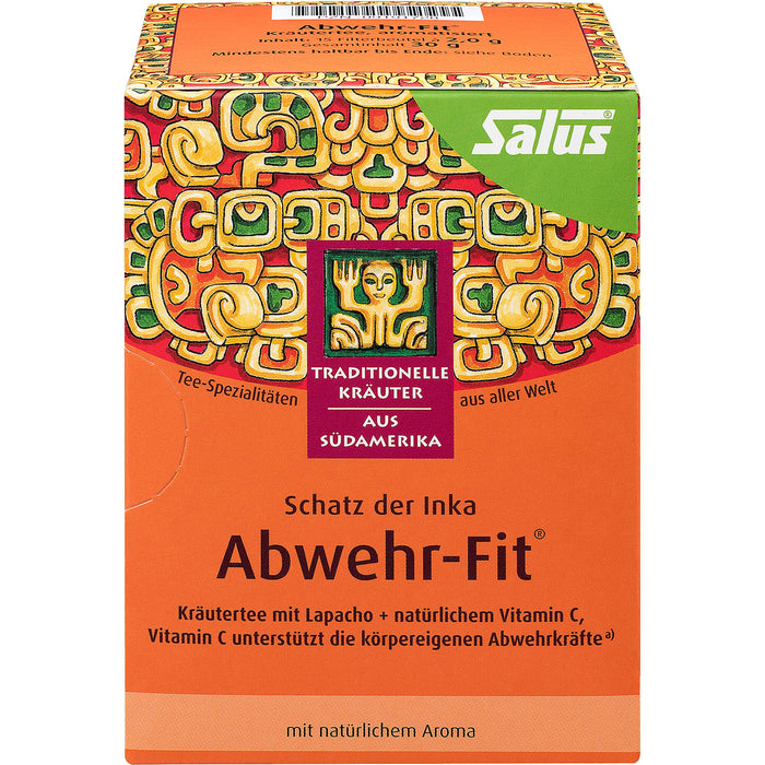 Salus Abwehr-Fit Kräutertee mit Lapacho + natürlichem Vitamin C, 15 pcs. Filter bag