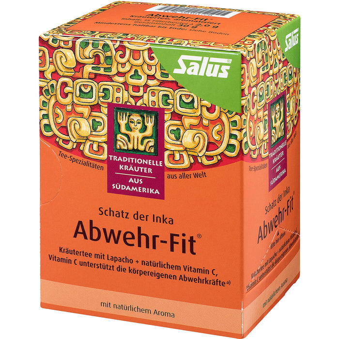 Salus Abwehr-Fit Kräutertee mit Lapacho + natürlichem Vitamin C, 15 St. Filterbeutel