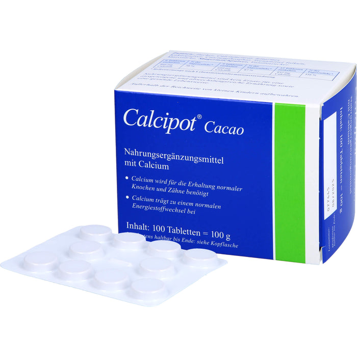 Calcipot Kautabletten, 100 pc Tablettes