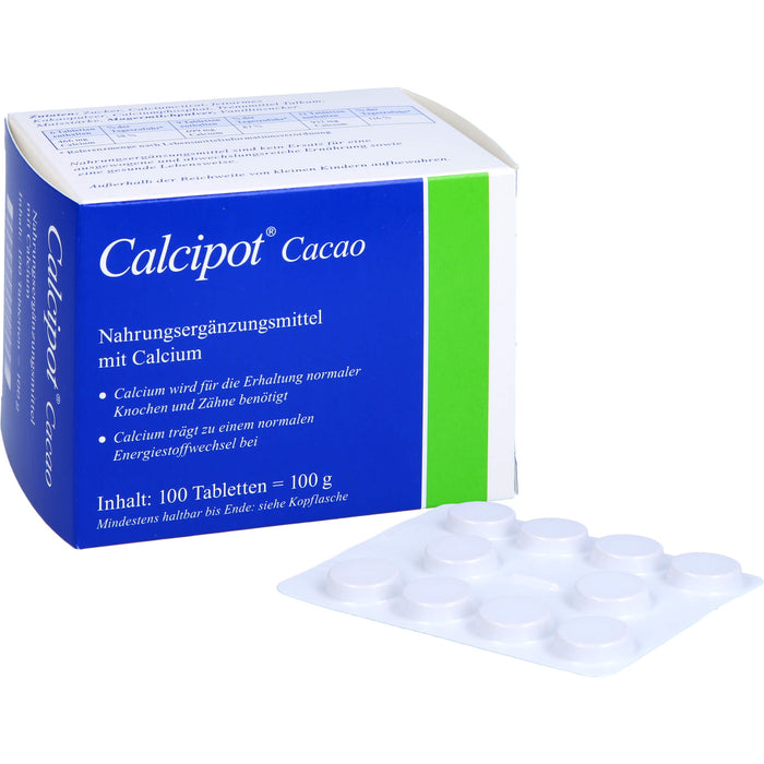 Calcipot Kautabletten, 100 pc Tablettes