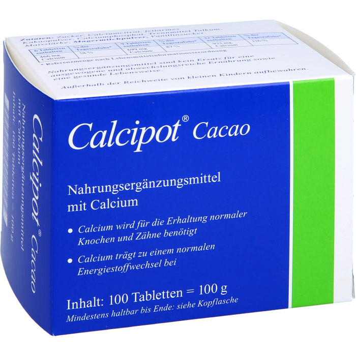 Calcipot Kautabletten, 100 pcs. Tablets