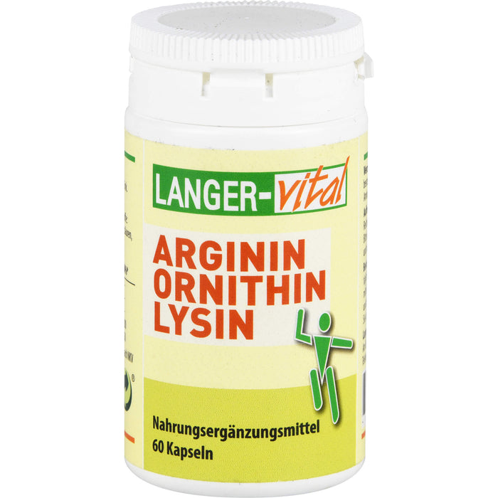 Arginin/Ornithin 1000mg/TG, 60 St. Kapseln