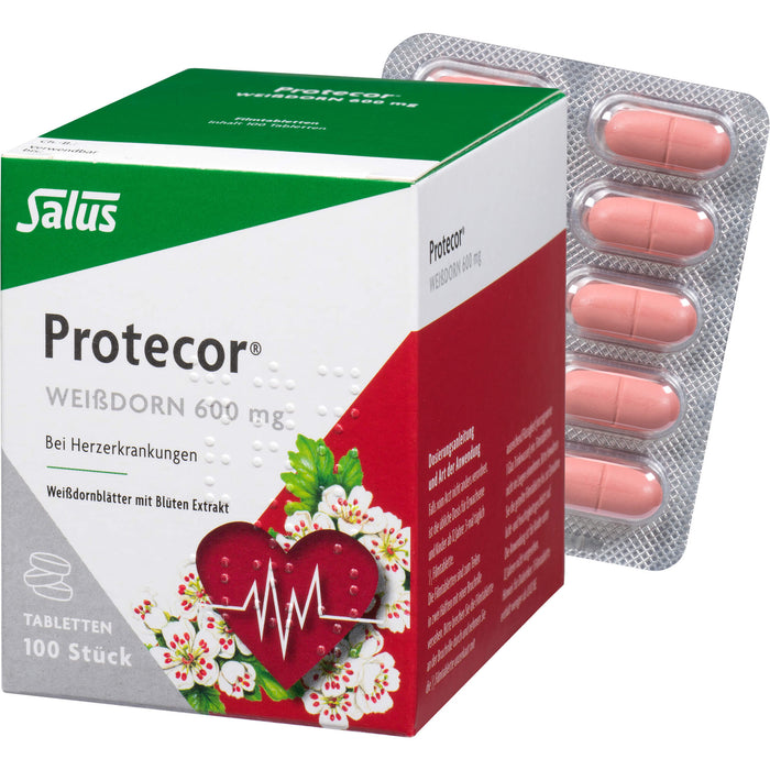 Protecor Weissdorn 600mg Filmtbl., 100 St. Tabletten