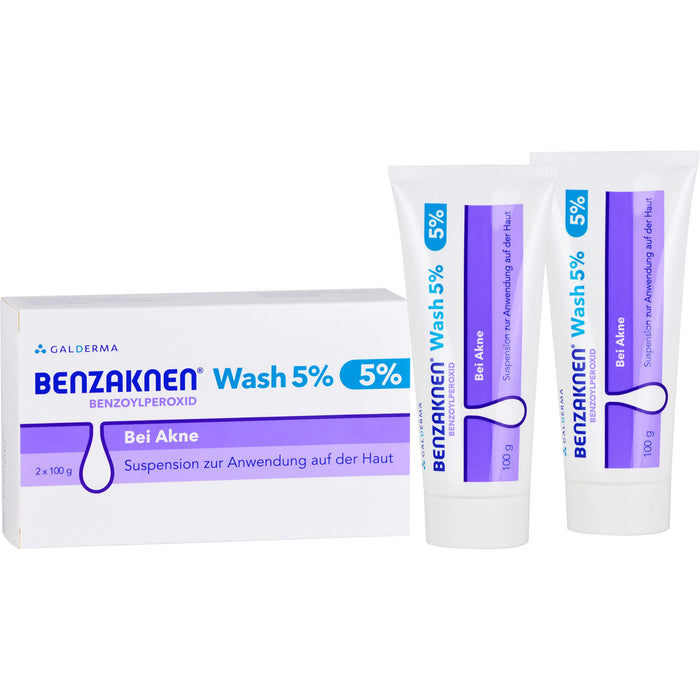 BENZAKNEN Wash 5 % Suspension bei Akne, 200 g Solution