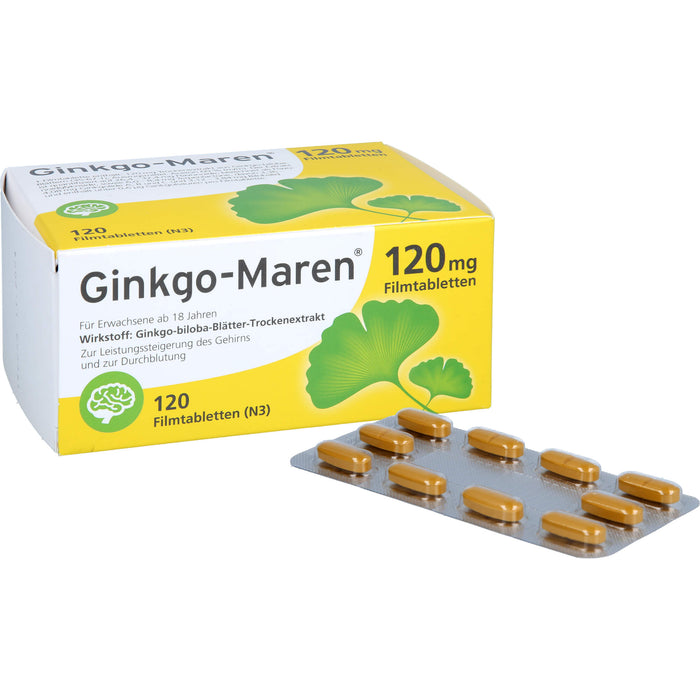 Ginkgo-Maren 120 mg Filmtabletten, 120 St FTA