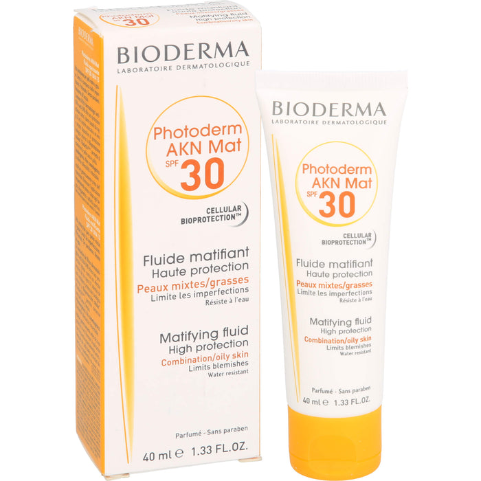 BIODERMA PHOTODERM AKN MAT Sonnenfluid SPF30, 40 ml FLU