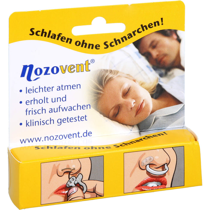 Nozovent Nasenklammer schlafen ohne Schnarchen  Größe Large, 2 pcs. Bracket