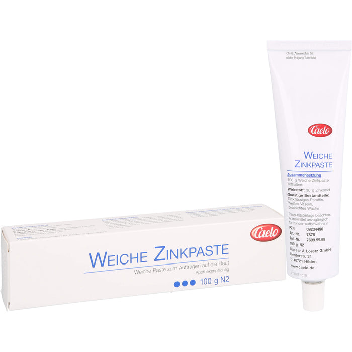 Caelo Weiche Zinkpaste, 100 g Crème