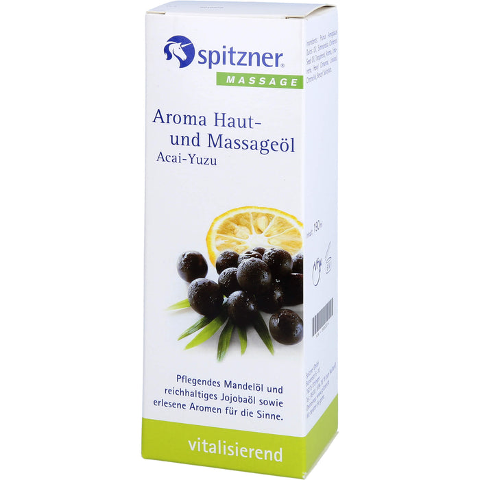 Spitzner Haut- u. Massageöl Acai-Yuzu, 190 ml OEL