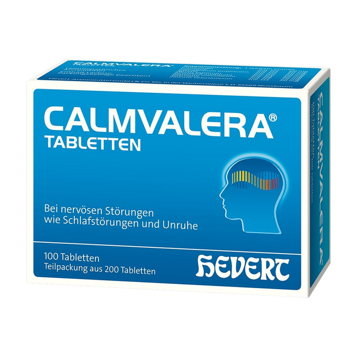 Calmvalera Tabletten bei nervösen Störungen wie Schlafstörungen und Unruhe, 200 St. Tabletten