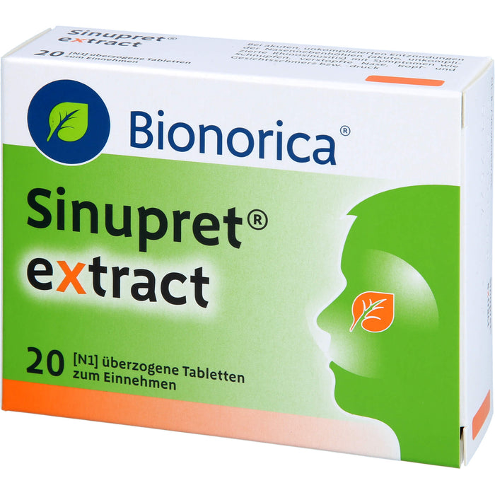 Sinupret extract überzogene Tabletten, 20 pc Tablettes