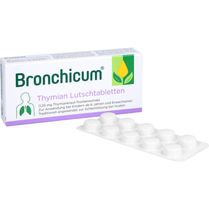 Bronchicum Thymian Lutschtabletten, 20 St. Tabletten